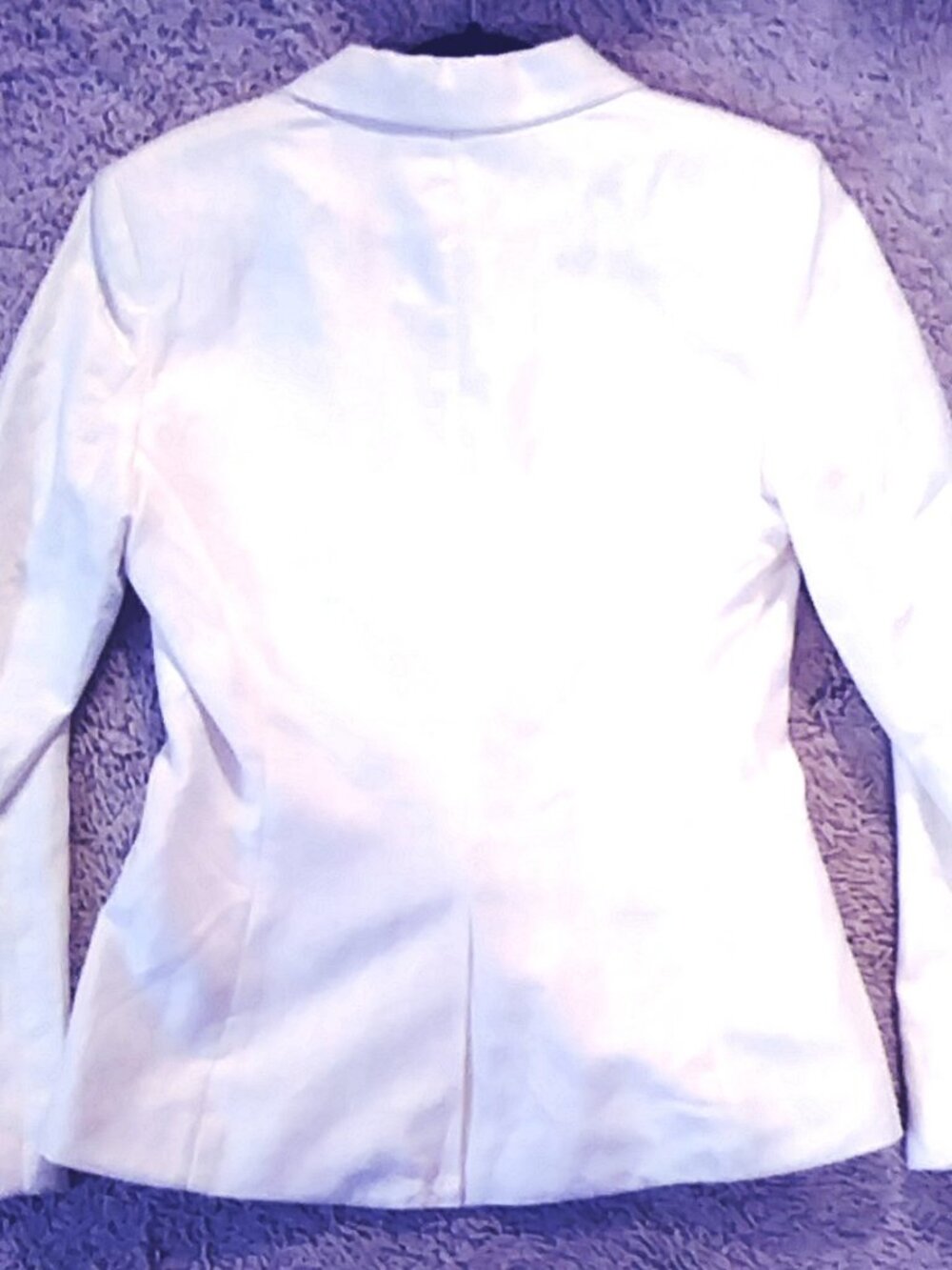H&M WHITE LINEN/COTTON JACKET/BLAZER Size Small - Picture 2 of 7